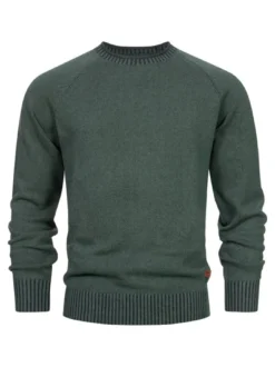 Indicode Herren Strickpullover - INMassum in khaki