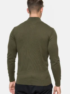 Indicode Herren Strickpullover - Gore in khaki