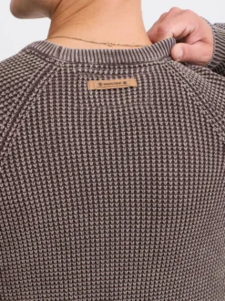 Indicode Herren Strickpullover - IDRockford in braun
