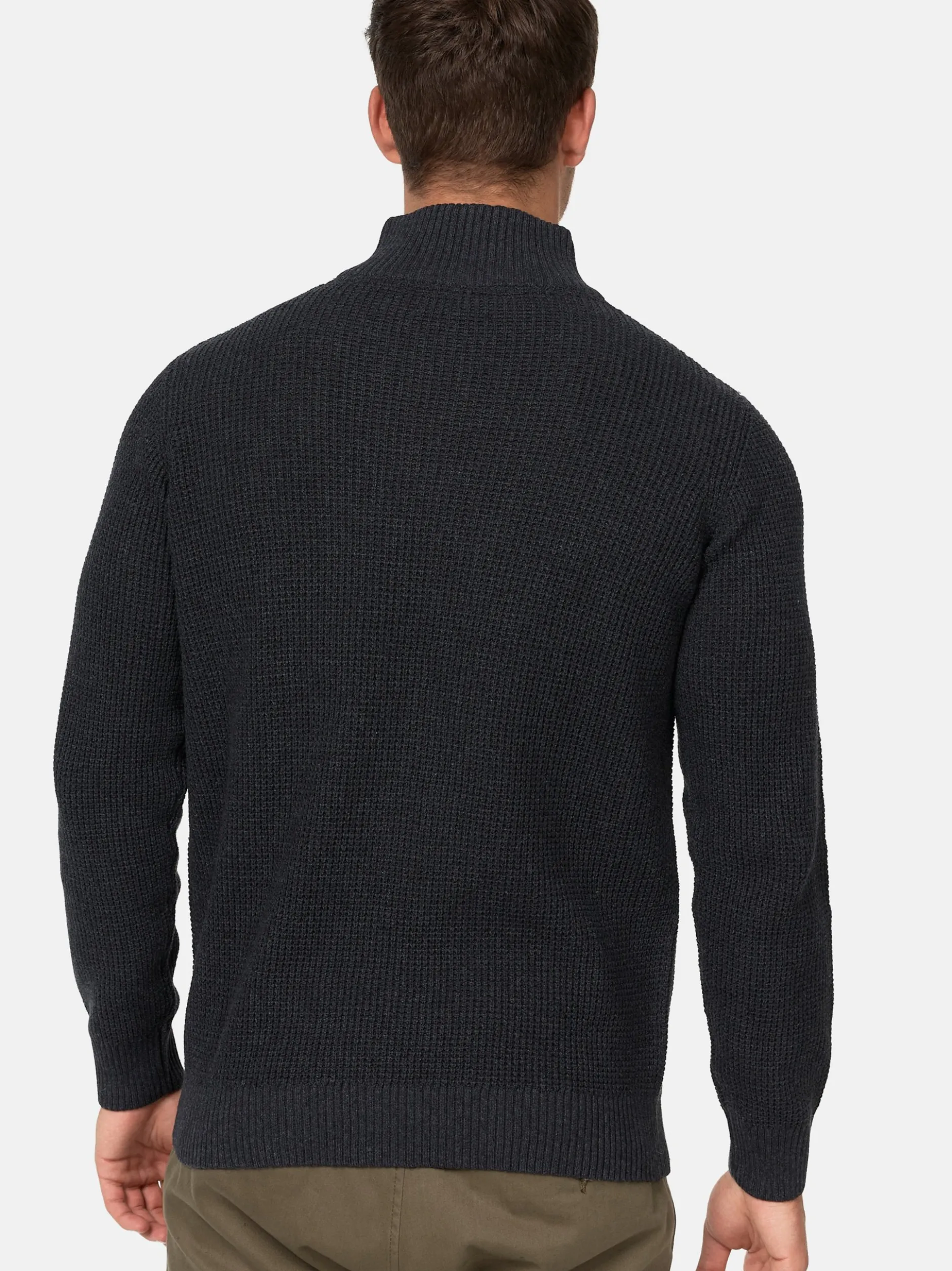 Indicode Herren Strickpullover - INYassip in anthrazit