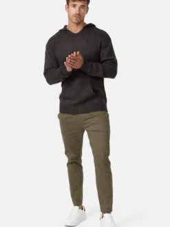 Indicode Herren Strickpullover - INLedger in anthrazit