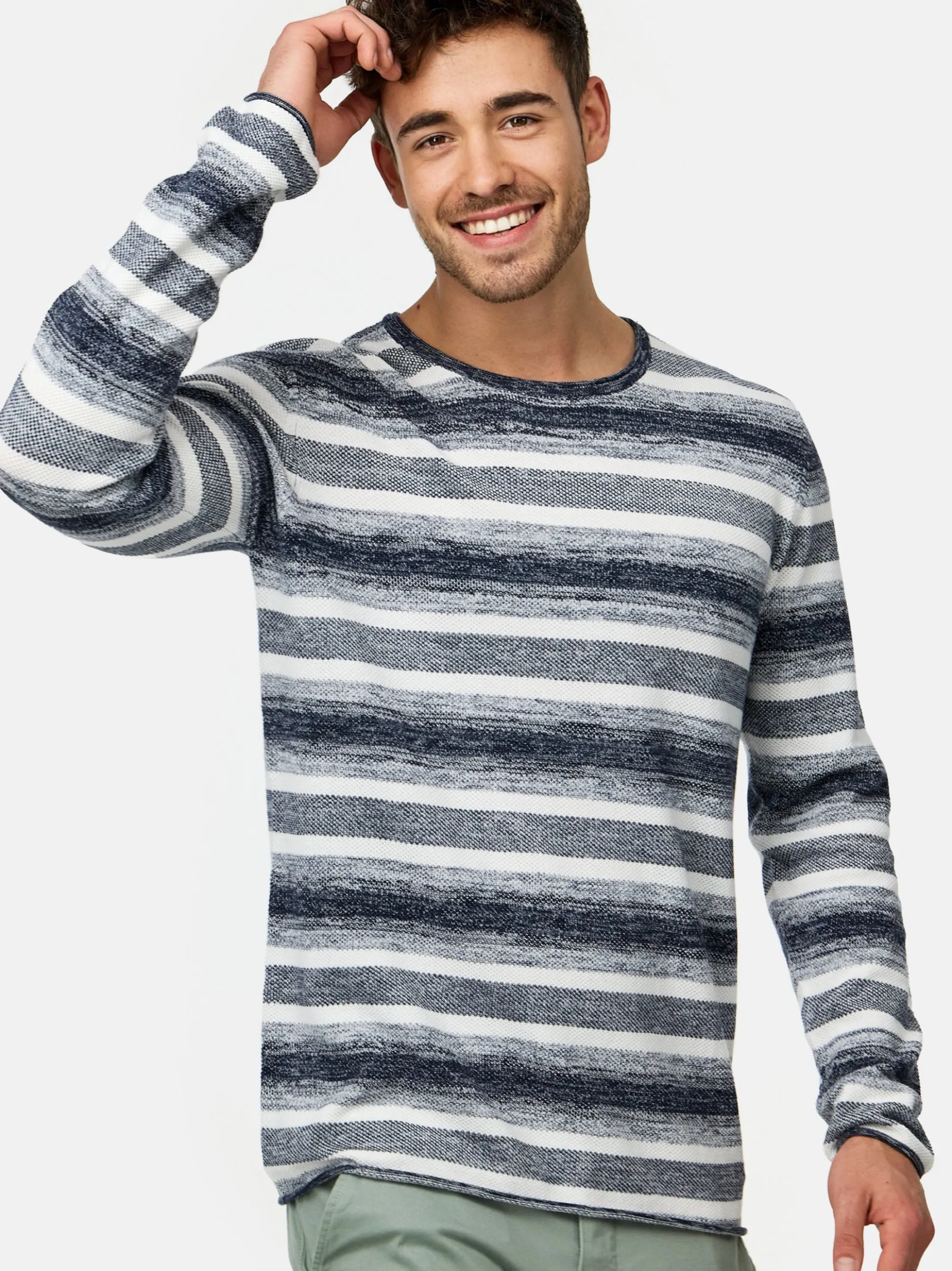Indicode Herren Strickpullover - INManfred in marine
