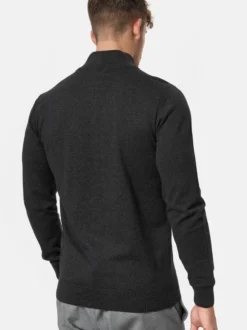 Indicode Herren Strickpullover - Gore in anthrazit