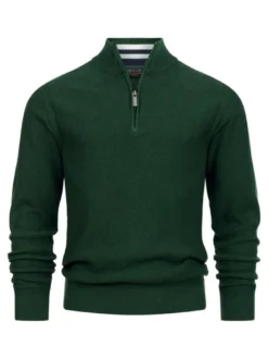 Indicode Herren Strickpullover - INBull in grün
