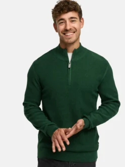 Indicode Herren Strickpullover - INBull in grün