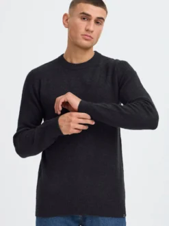 Indicode Herren Strickpullover - IDBercell in schwarz