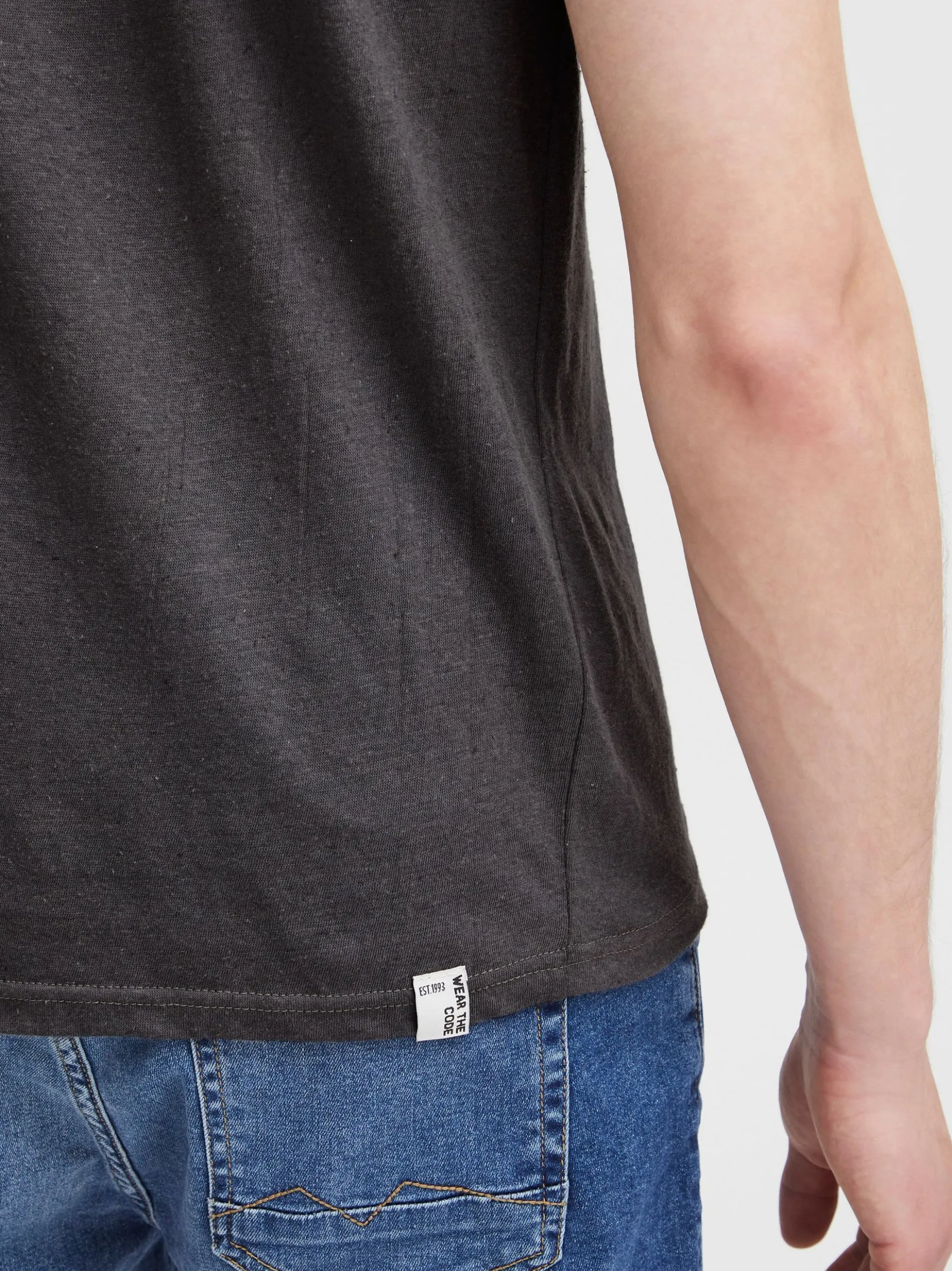 Indicode Herren T-Shirt - IDColbing in grau