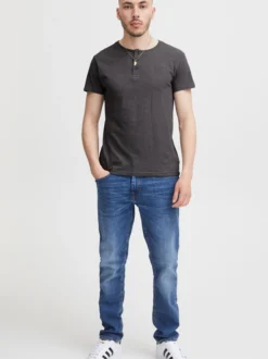 Indicode Herren T-Shirt - IDColbing in grau