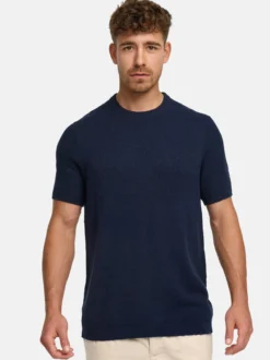 Indicode Herren T-Shirt - INBrokbell in blau