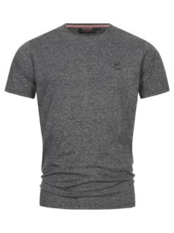 Indicode Herren T-Shirt - INWalmore in schwarz