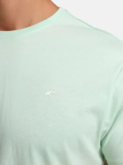 Indicode Herren T-Shirt - Kloge in türkis hellblau