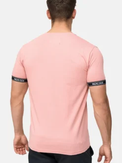 Indicode Herren T-Shirt - Lutzy in rosa