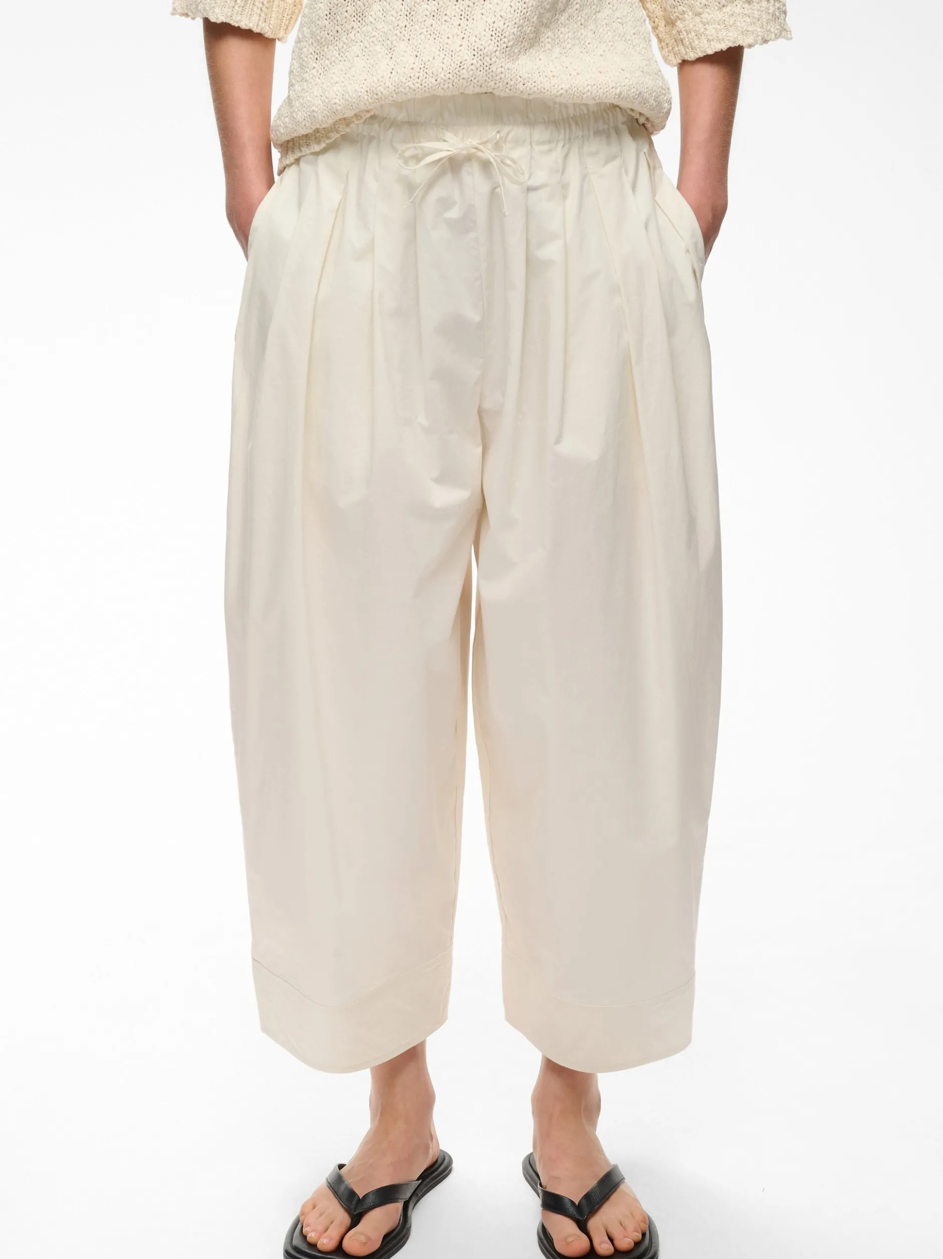 Inwear Damen Hose HAZEIW Elastische Taille in vanille