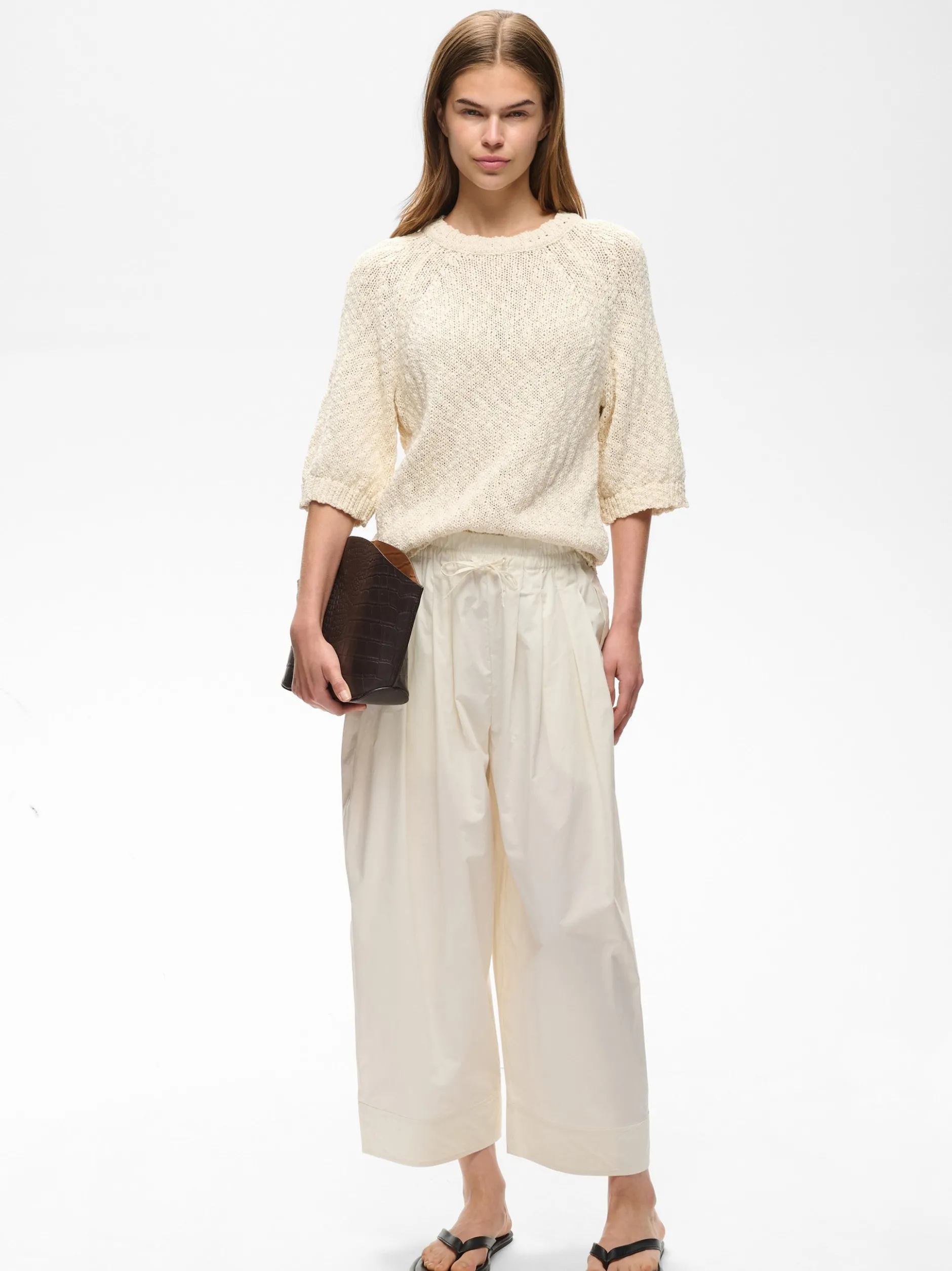 Inwear Damen Hose HAZEIW Elastische Taille in vanille