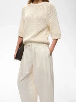 Inwear Damen Hose HAZEIW Elastische Taille in vanille