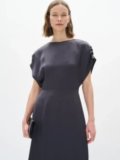 Inwear Damen Kleid DakariIW Elastische Taille in anthrazit