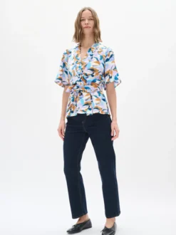 Inwear Damen Kurzarmbluse SendraIW in mehrfarbig