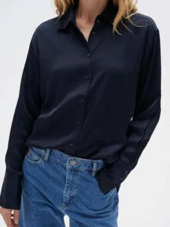 Inwear Damen Langarm - Hemd Leonore in marine
