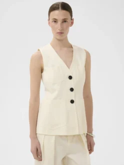 Inwear Damen Weste QUENTAIW in vanille