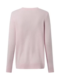 IPURI Damen Cashmere-Pullover in rosa - Ärmel: langarm