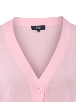 IPURI Damen Pure Cashmere Strickjacke in rosa