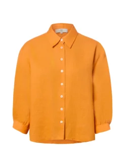 Ipuri Essentials Damen Leinenbluse - Francis in orange