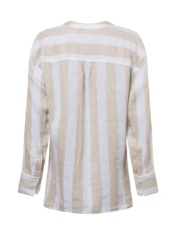 Ipuri Essentials Damen Leinenbluse in beige ecru