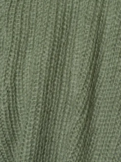 Ipuri Essentials Damen Strickjacke mit Woll-Mohair-Anteil in schilf
