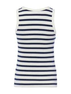 Ipuri Essentials Damen Tanktop in ecru marine