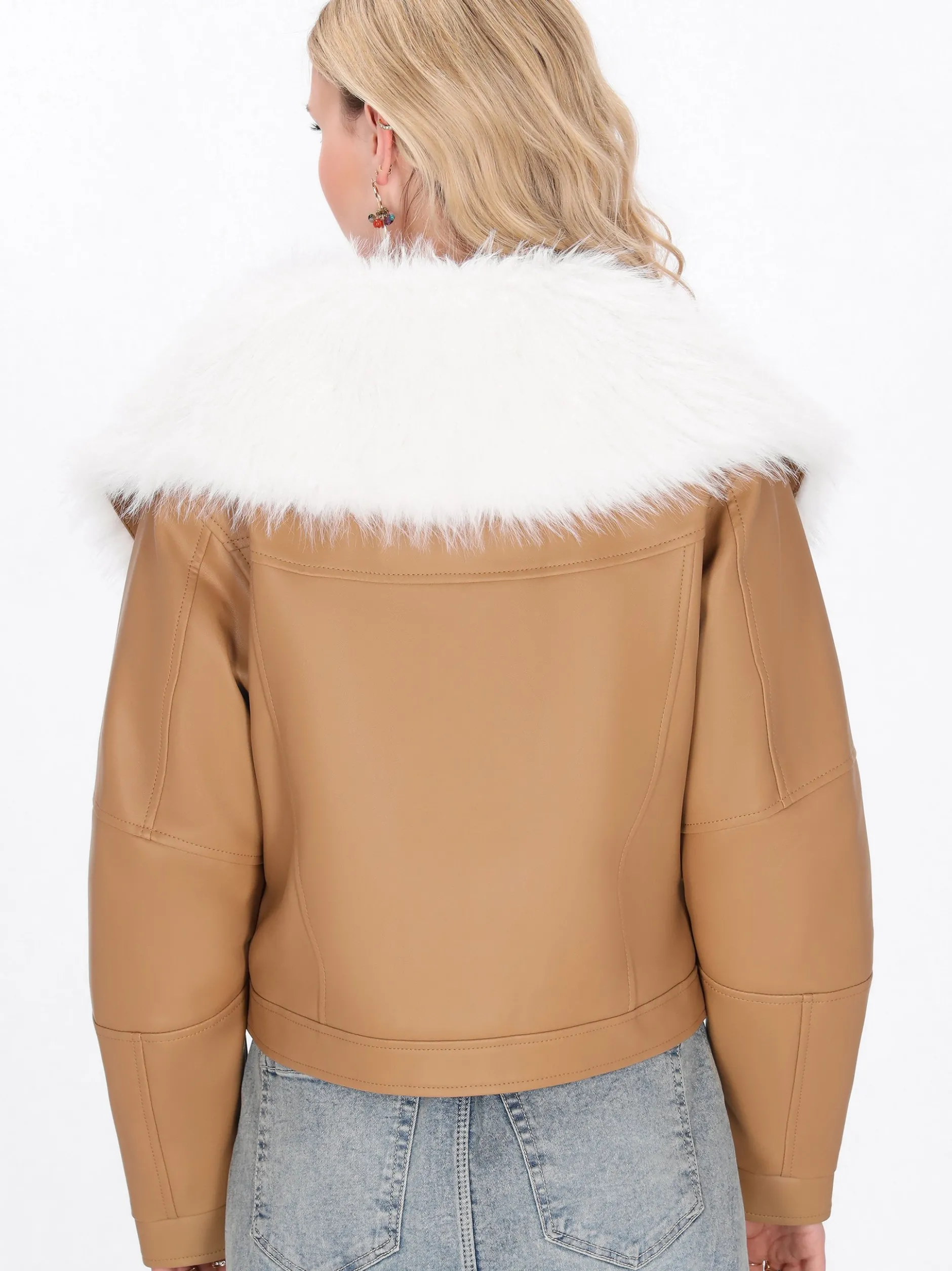 IZIA Damen Jacke in camel