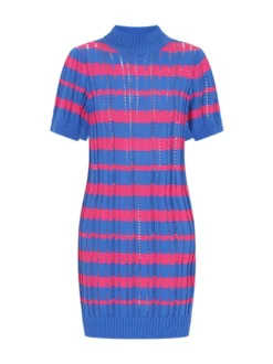 IZIA Damen Kleid in mehrfarbig - Länge: mittel