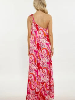IZIA Damen Kleid in mehrfarbig - Ausschnitt: Cache-Coeur