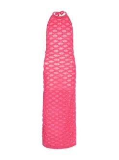 IZIA Damen Kleid in pink - Länge: mittel