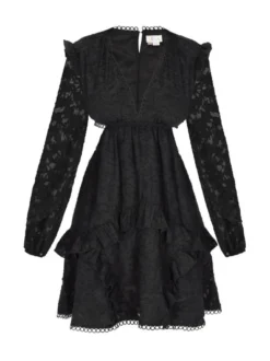 IZIA Damen Kleid in schwarz - Länge: mittel