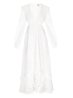 IZIA Damen Kleid in weiß - Länge: mittel