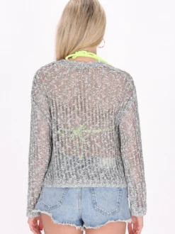IZIA Damen Pullover in schwarz - Ausschnitt: Rundhals