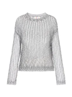 IZIA Damen Pullover in schwarz - Ausschnitt: Rundhals