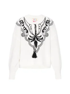 IZIA Damen Pullover in weiß