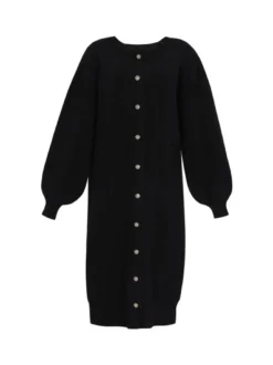 IZIA Damen Strickjacke in schwarz