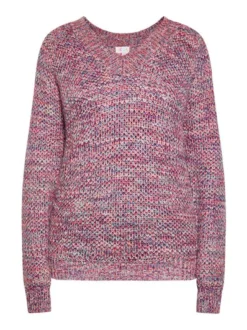 IZIA Damen Strickpullover in pink