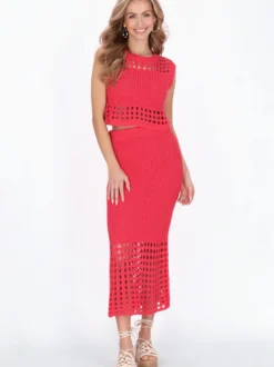 IZIA Damen Top in fuchsia