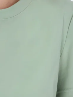 IZIA Damen T-Shirt in mint - Ausschnitt: Rundhals