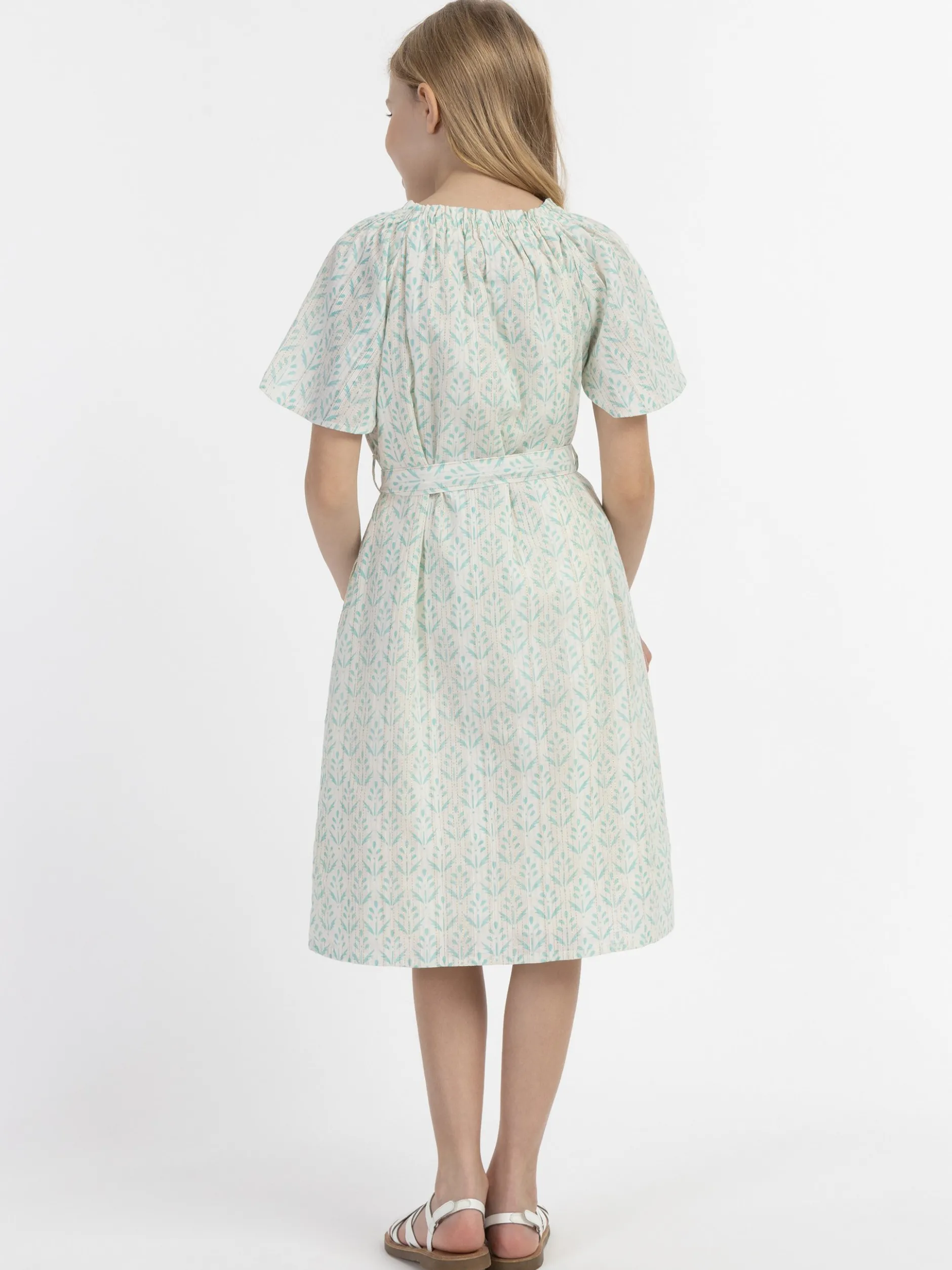 IZIA Mädchen Sommerkleid in türkis - Länge: mittel