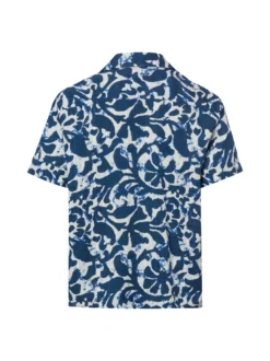 Jack & Jones Herren Kurzarmhemd - JPRBlubilbao in indigo ecru