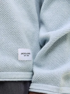 Jack & Jones Herren Pullover - Hill in hellblau