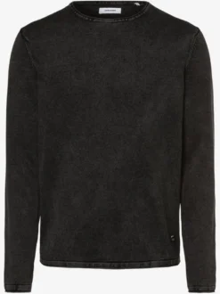 Jack & Jones Herren Pullover - JJEleo in anthrazit