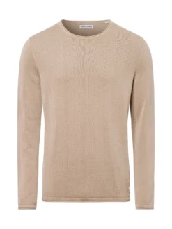 Jack & Jones Herren Pullover - JJEleo in beige