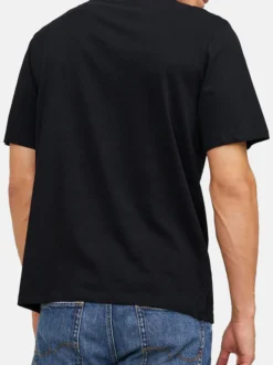Jack & Jones Herren T-Shirt - 3er Pack Corp in schwarz
