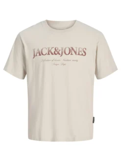 Jack & Jones Herren T-Shirt in melange - Ärmel: kurzarm
