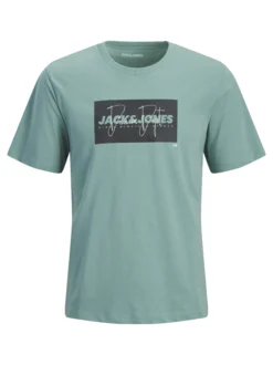 Jack & Jones Herren T-Shirt in mint schwarz